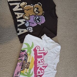 Inaka Bear Graphic T-Shirt Set